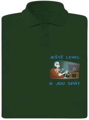 Ještě level pánská polokošile Bottle Green Mal