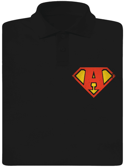 Jsem superhrdina pánská polokošile Black