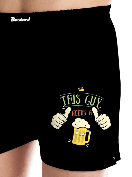 Tenhle týpek potřebuje pivo pánské trenky Black