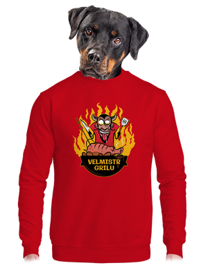 unisex mikina bez kapuce