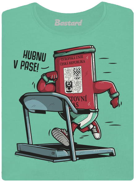 Hubnu v pase dámské tričko premium Mint Mal