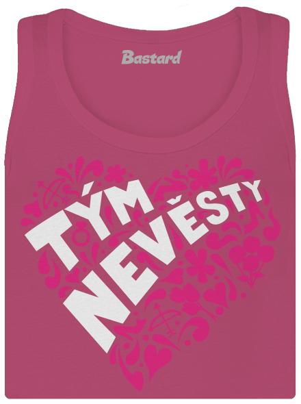 Tým nevěsty dámské tílko klasické Magenta