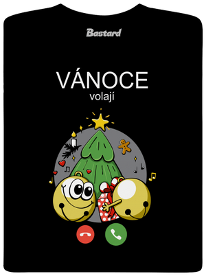 Vánoce volají pánské tričko Black