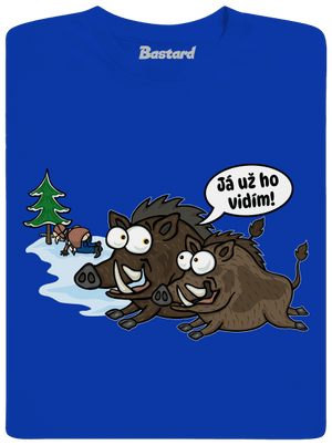 Já už ho vidím pánské dlouhý rukáv Royal Blue