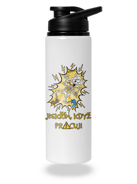 Jiskřím lahev na vodu White