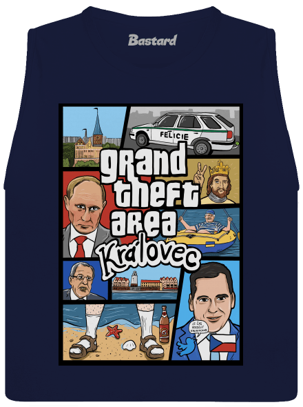 Královec dámské tílko volné Navy