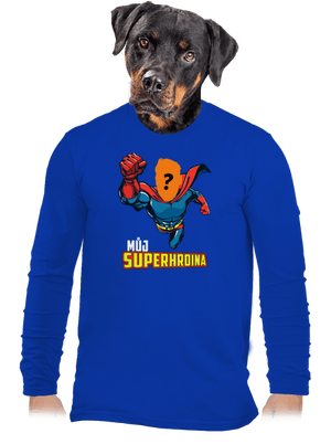 Můj superhrdina pánské dlouhý rukáv Royal Blue