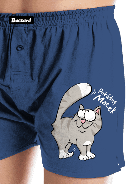 Macek a Micina pánské trenky Blue