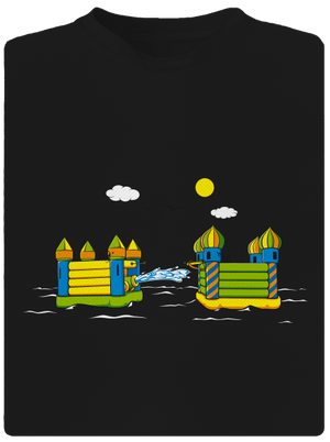 Bitva o hrad dětské sportovní tričko Black