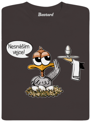 Nesnáším vejce pánské dlouhý rukáv Bear Brown