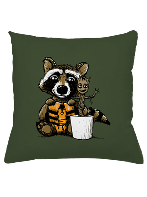 Strážci galaxie polštář Olive Green