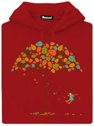 Radost z podzimu dámská mikina klokanka Red Mal