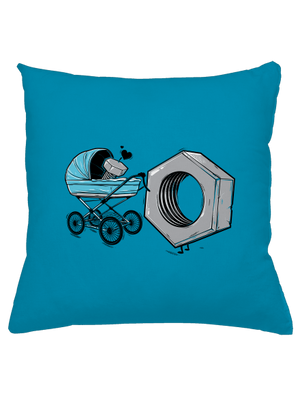 Správná matka polštář Blue Turquoise