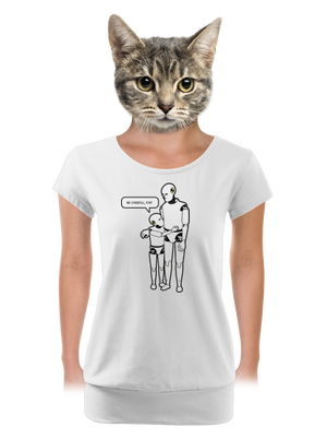 dámské tričko s lemem