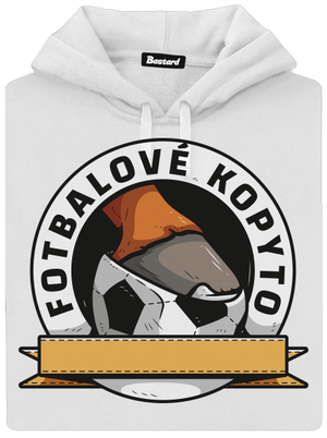 Fotbalové kopyto dámská mikina klokanka White