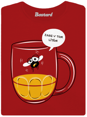 Zase v tom lítám dámské tričko premium Red Mal