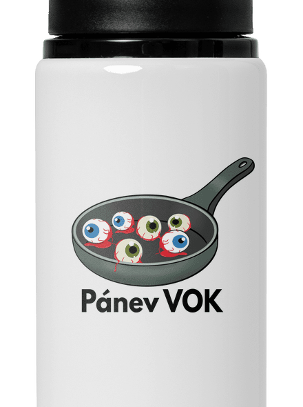 Pánev vok lahev na vodu White