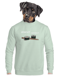 unisex mikina bez kapuce