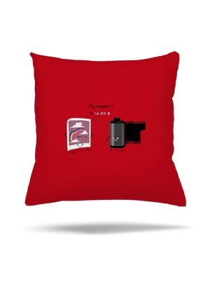 Buď pozitivní polštář Red