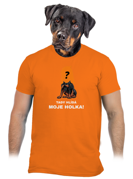 Tady hlídám já pánské tričko Orange