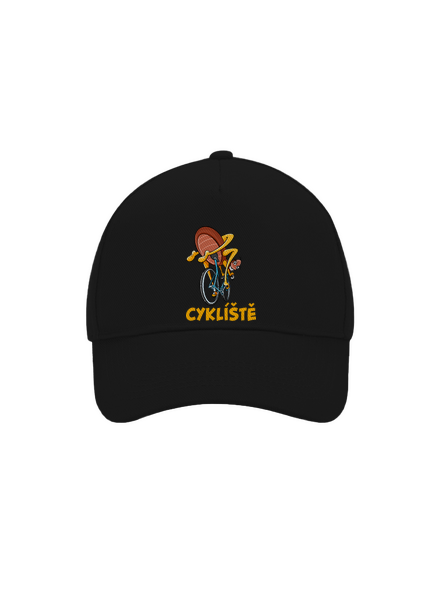 Cyklíště kšiltovka baseballka Black
