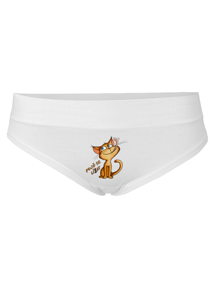 Pojď se lísat dámské kalhotky White