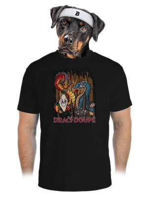 Dračák pánské sportovní tričko Black