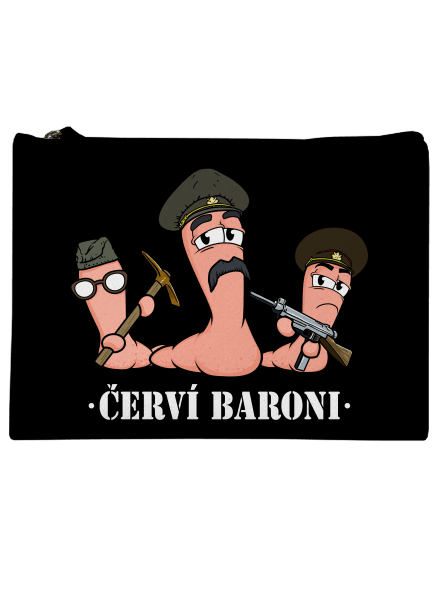 Červí baroni taštička Black