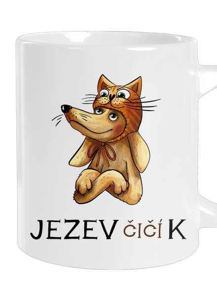 Jezevčičík velký hrnek White