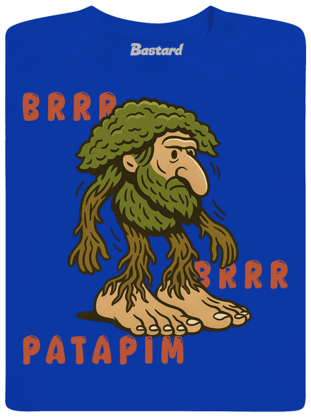 Brrr Brrr Patapim – Italian Brainrot pánské dlouhý rukáv Royal Blue