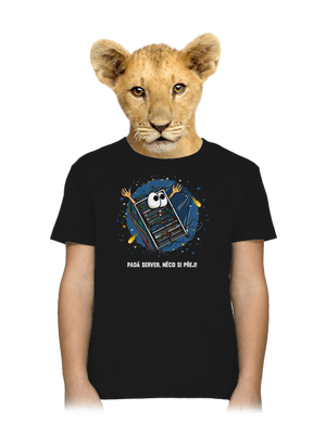 Padá server dětské tričko Black