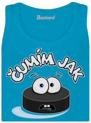 Čumím jak puk dámské tílko klasické Blue Atol