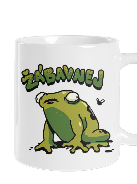 Žábavní klasický hrnek White