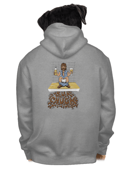 BurChuck pánská mikina na zip Light Melange