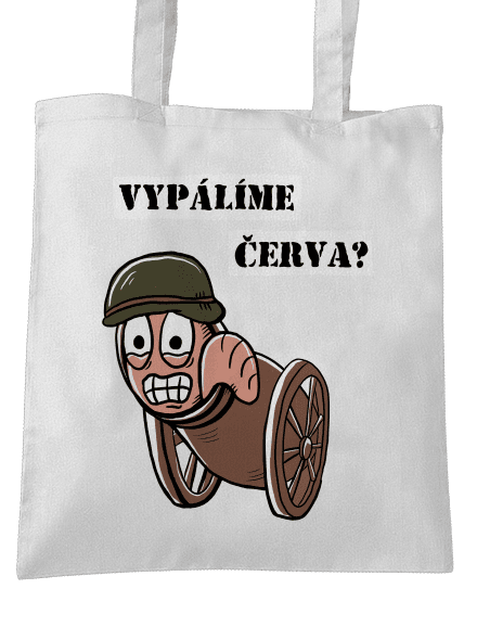 Vypálíme červa? taška White