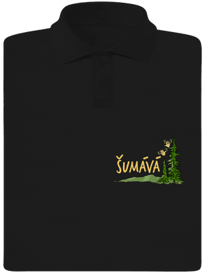 Šumává pánská polokošile Black