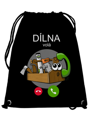 Dílna volá vak Black