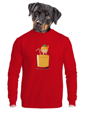 unisex mikina bez kapuce