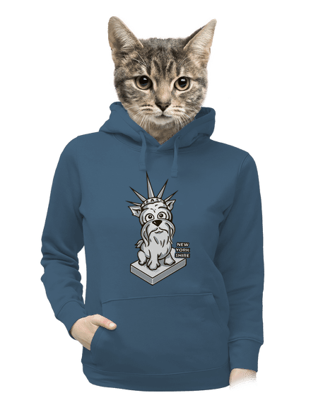 New Yorkshire dámská mikina klokanka Denim