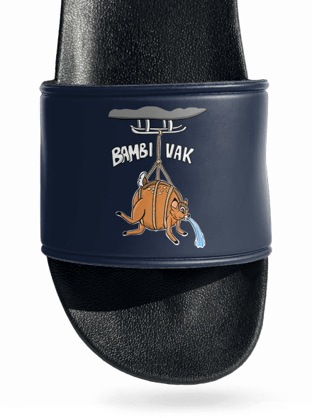 Bambi vak pantofle Navy