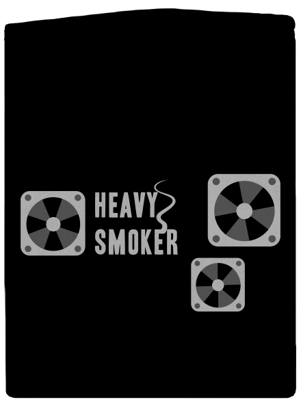 Heavy smoker dámská mikina na zip Black