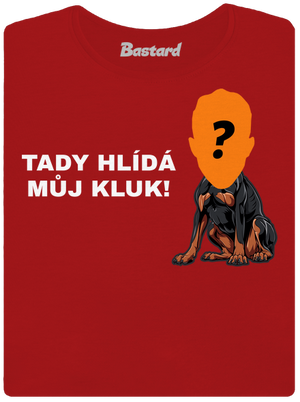 Tady hlídám já dámské tričko Red Mal