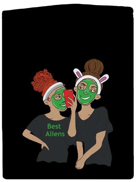 Best aliens pánská mikina na zip Black