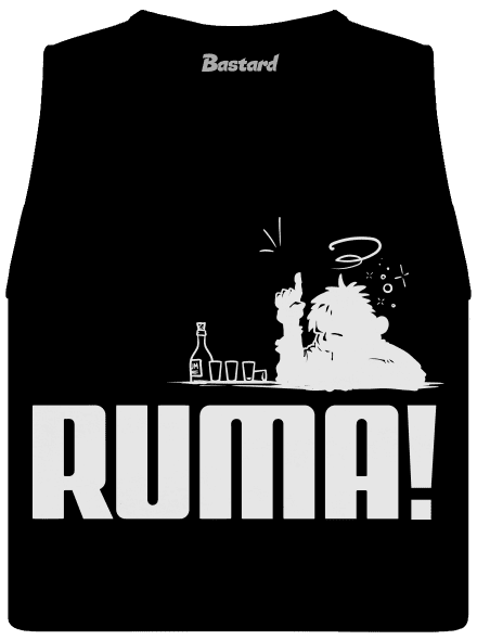 Ruma dámské tílko volné Black
