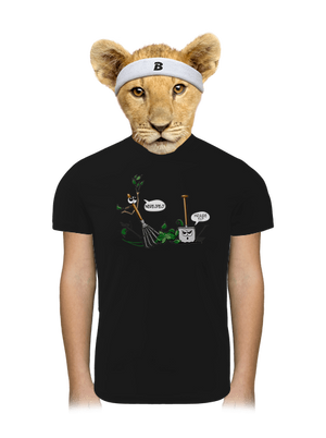 Hrabe ti? dětské sportovní tričko Black