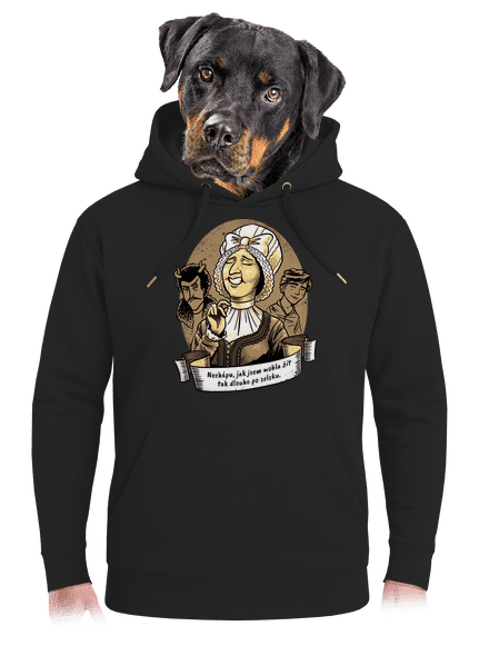 B14: Dorota Máchalová unisex mikina premium Dark Black