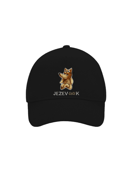 Jezevčičík kšiltovka baseballka Black