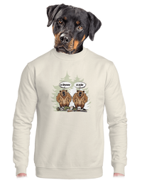 unisex mikina bez kapuce