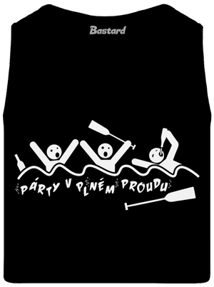 Party v plném proudu pánské tílko Black