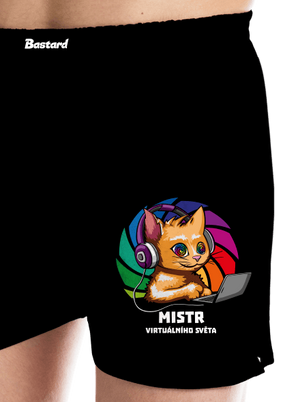 Mistr virtuálního světa pánské trenky Black